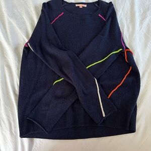 Lisa Todd navy with neon accent colors